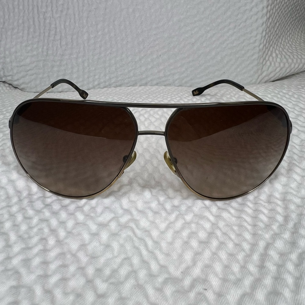 Dolce&Gabbana D&G Bronze Aviator Sunglasses for Women